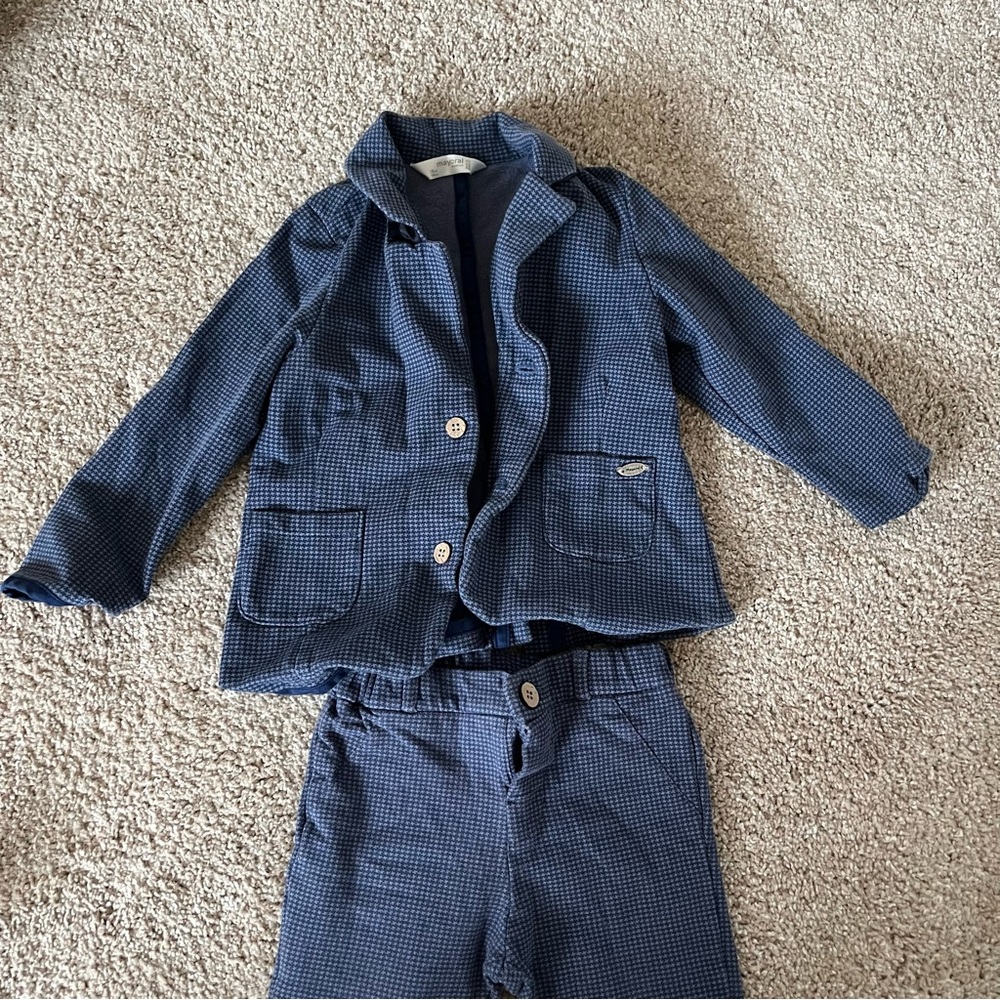 Mayoral baby boy suit 18M